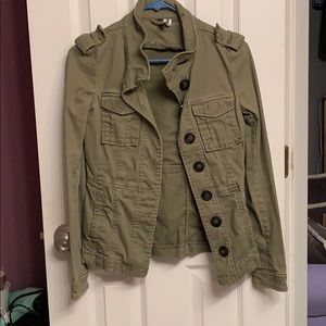 Military green jacket